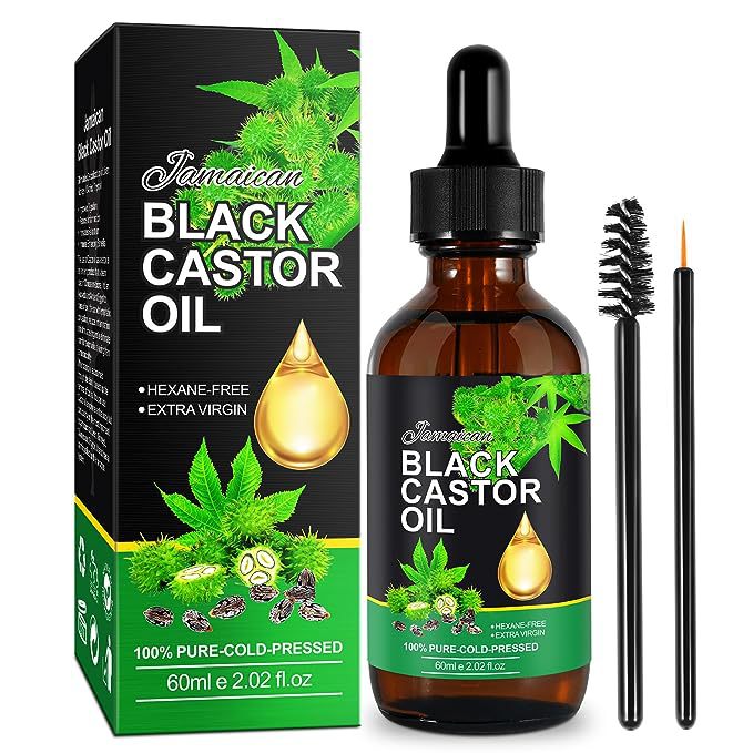 Black Castor Oil - Massage, Hair Care, and Essential Oil - Cross-Border Beauty