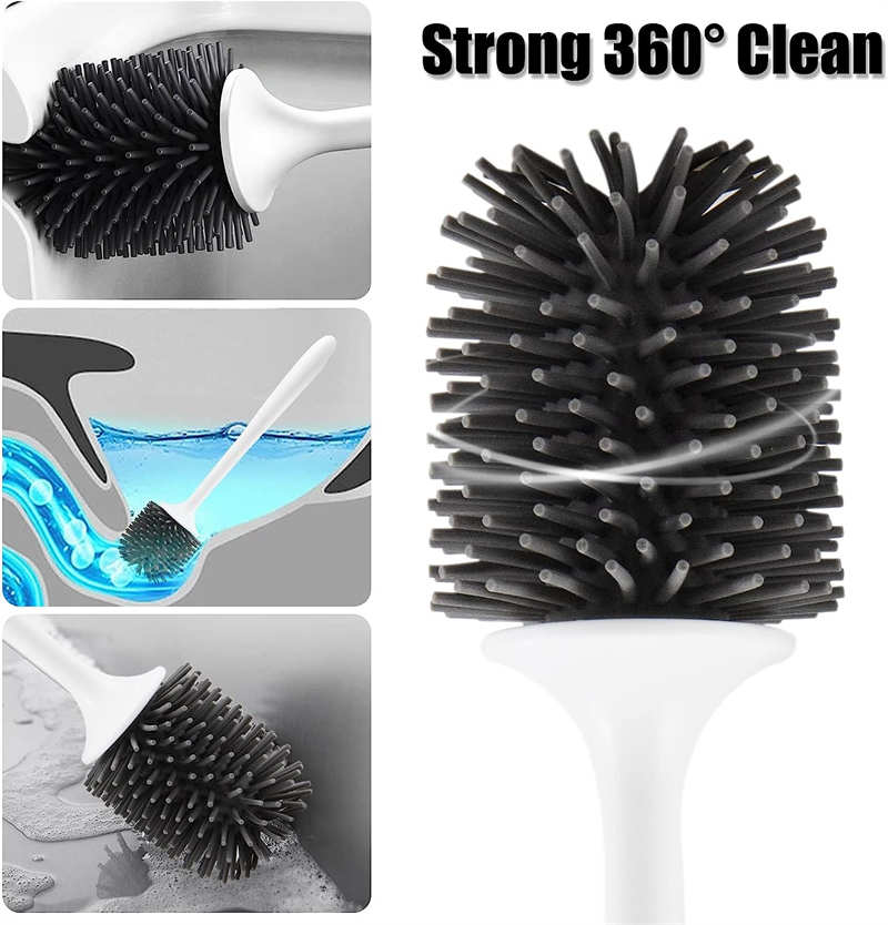 Sleek & Chic: Home Fashion Toilet Cleaning Brush Set