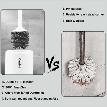 Sleek & Chic: Home Fashion Toilet Cleaning Brush Set