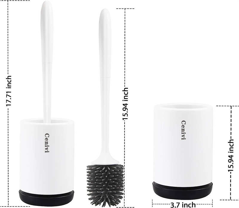 Sleek & Chic: Home Fashion Toilet Cleaning Brush Set